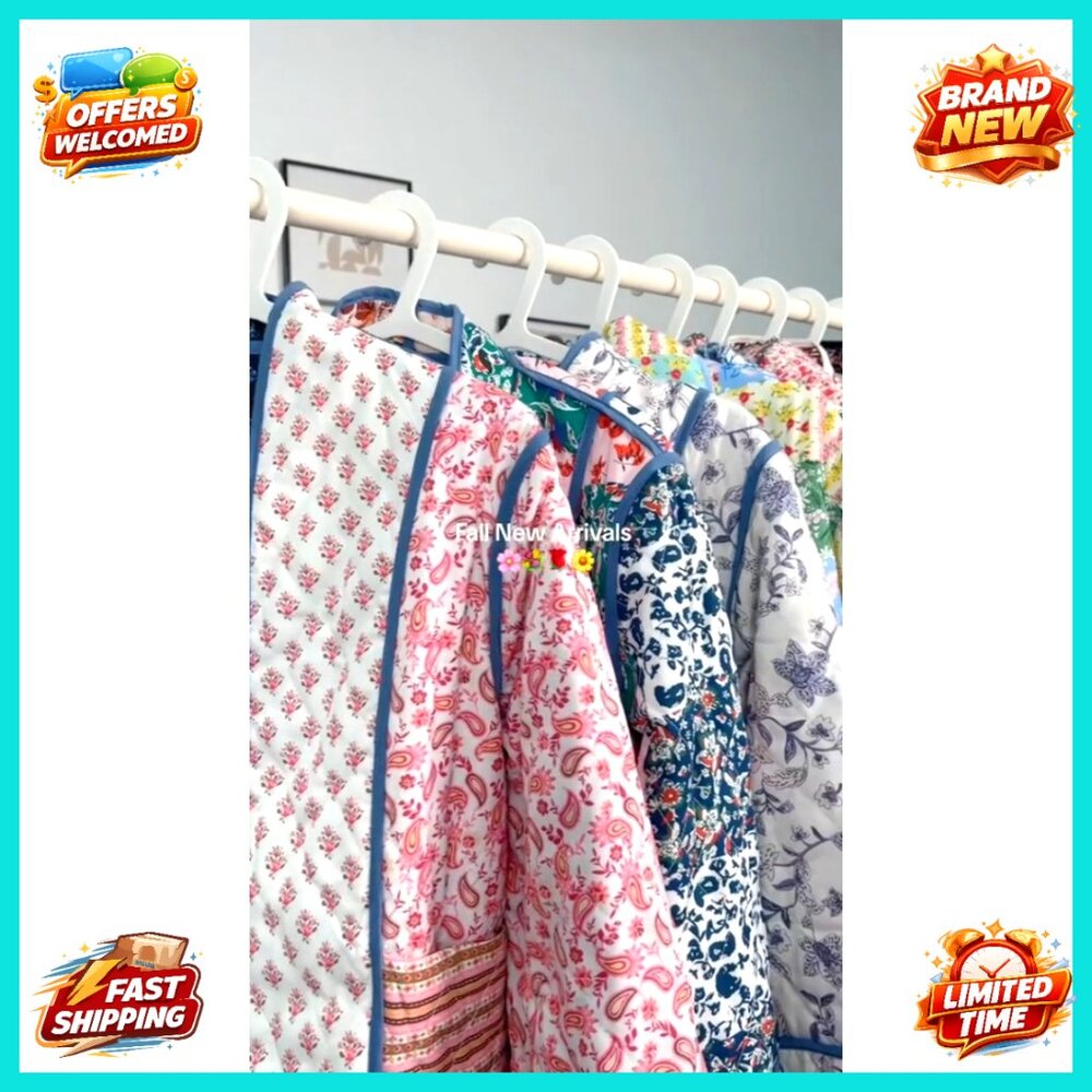 Reversible Quilted Cropped Jacket Lightweight Puf… - image 7